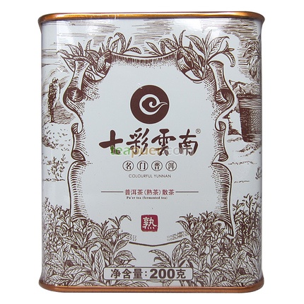2014年七彩云南 名门普洱(熟茶) 熟茶 200克