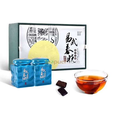 2014年蒙顿茶膏 易武春晓 熟茶 40克