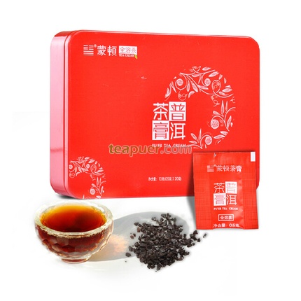 2014年蒙顿茶膏 普洱茶膏 熟茶 10克