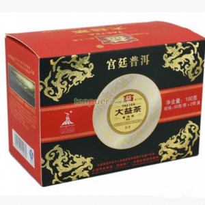 2010年大益 宫廷普洱散装 熟茶 200克