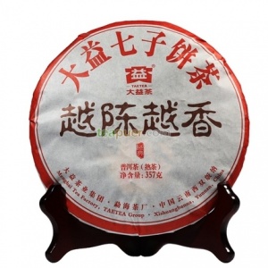 2016年大益 越陈越香 熟茶 357克